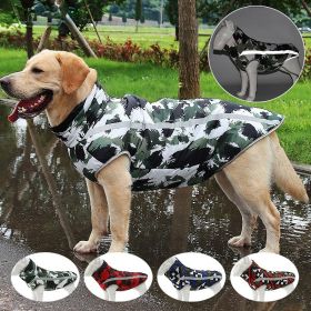 Winter windproof dog warm clothing; dog jacket; dog reflective clothes (colour: Black and white graffiti, size: 4XL) Winter windproof dog warm clothing; dog jacket; dog reflective clothes (colour: Black and white graffiti, size: 4XL)